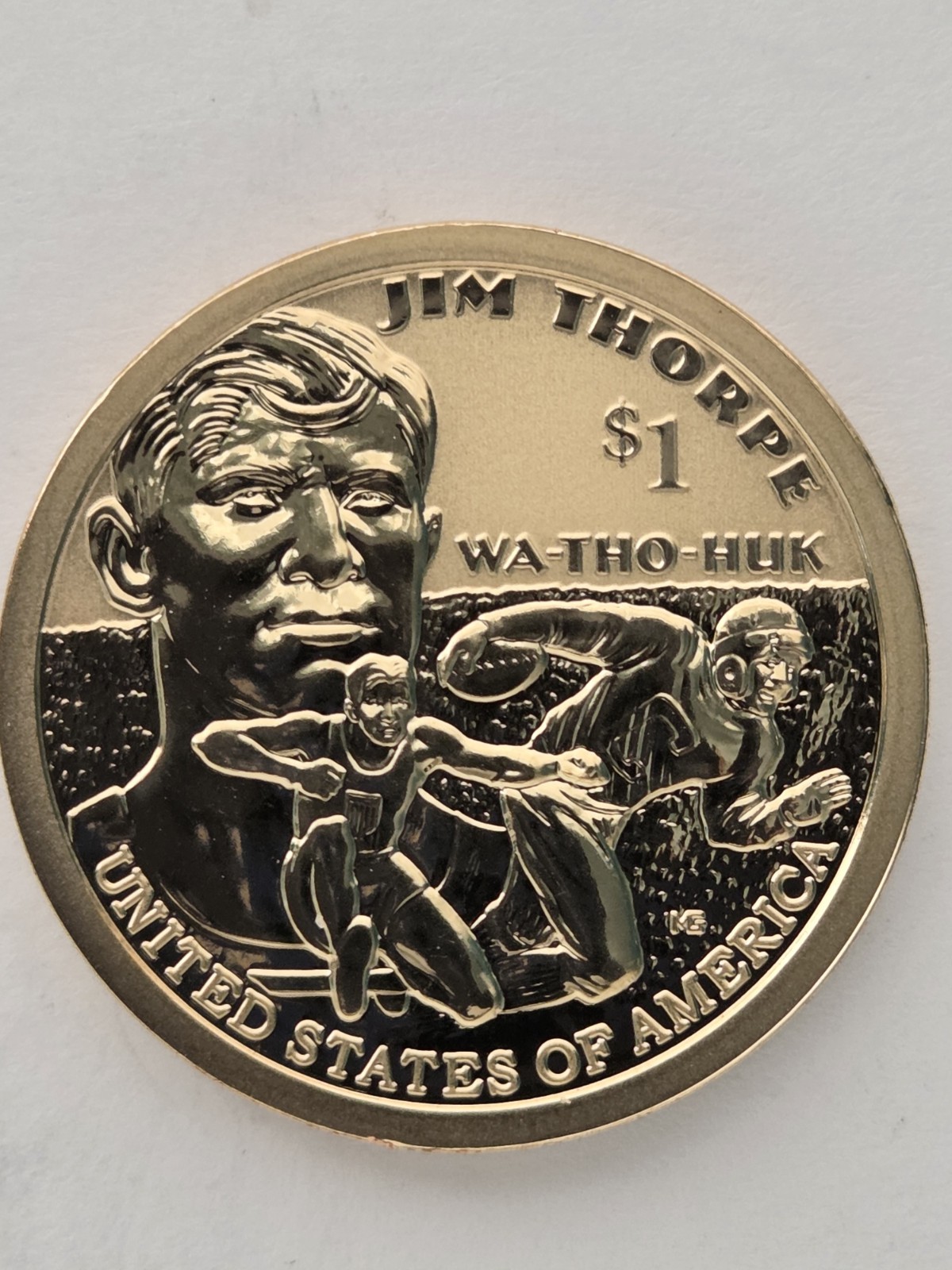 2018-S United States, Reverse Proof, Native American, Jim Thorpe (#2)