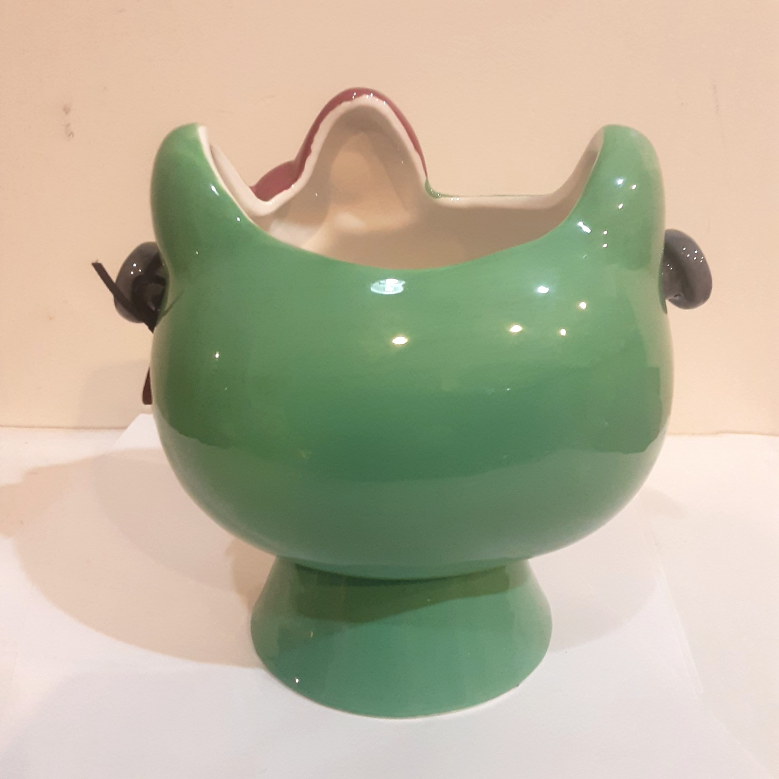 HELLO KITTY FRANKENSTEIN HALLOWEEN CERAMIC CANDY BOWL DISH