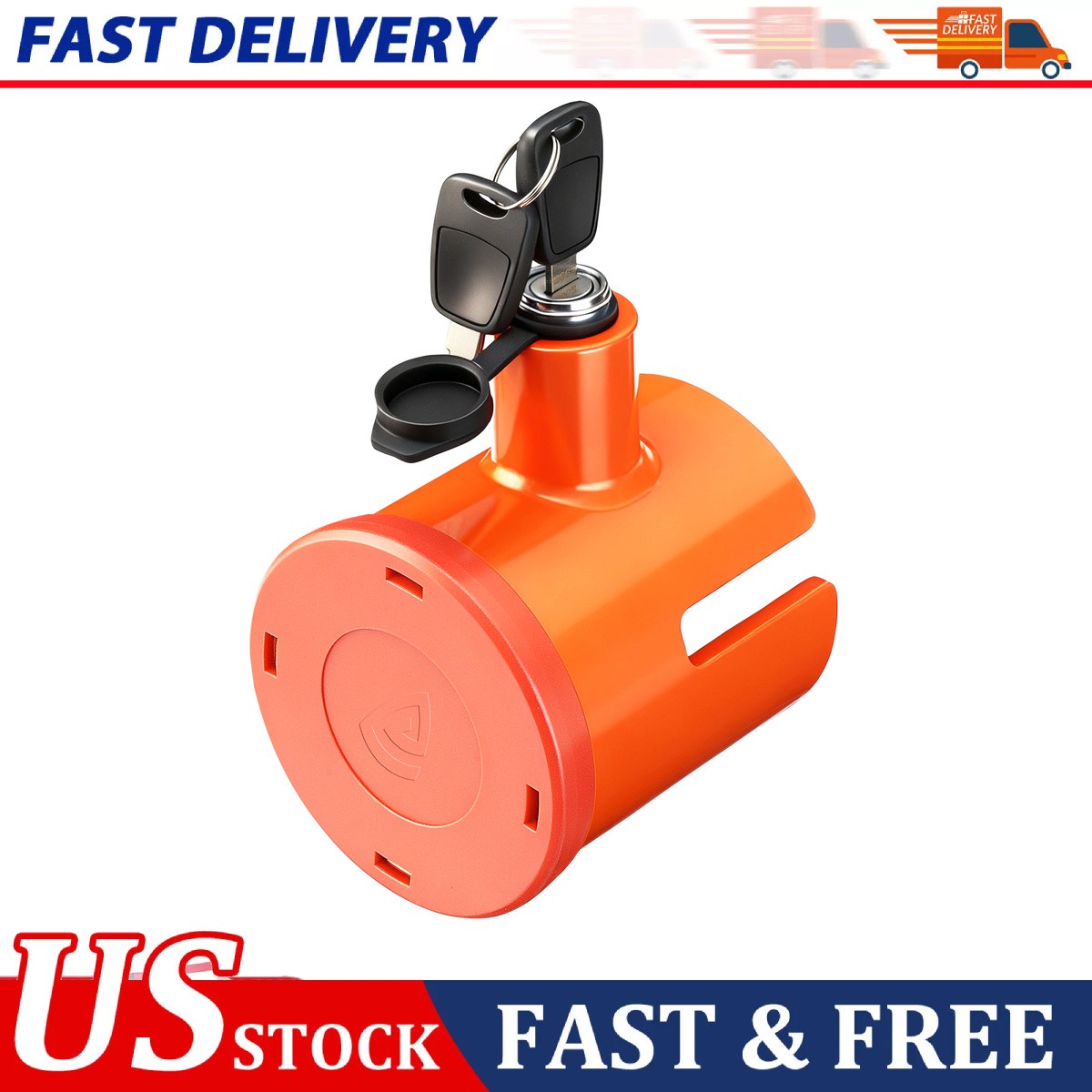 Heavy Duty Security Trailer Coupler Lock for Boat Trailer Towing Safe