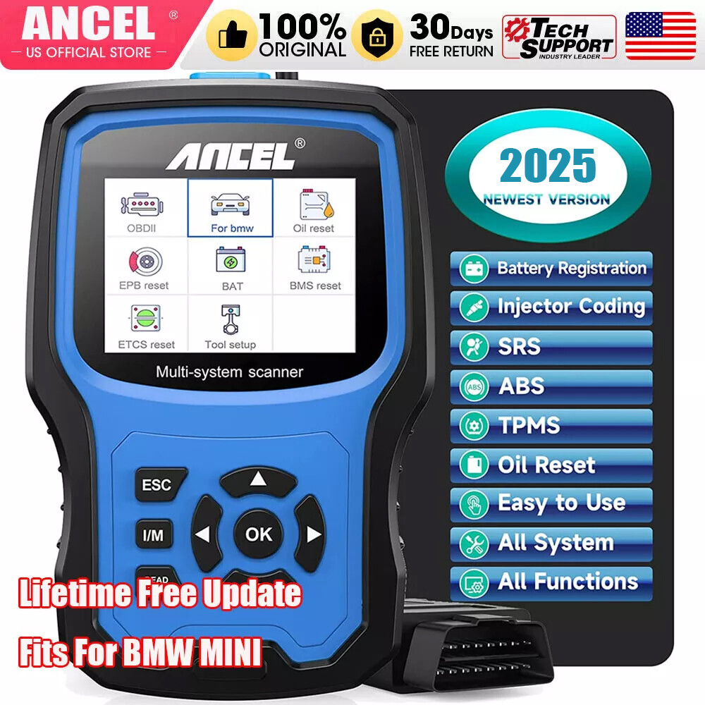 ANCEL BM700 Fits for BMW Mini Full Diagnostic Tool Scan Tool Cooper OBD2 Scanner