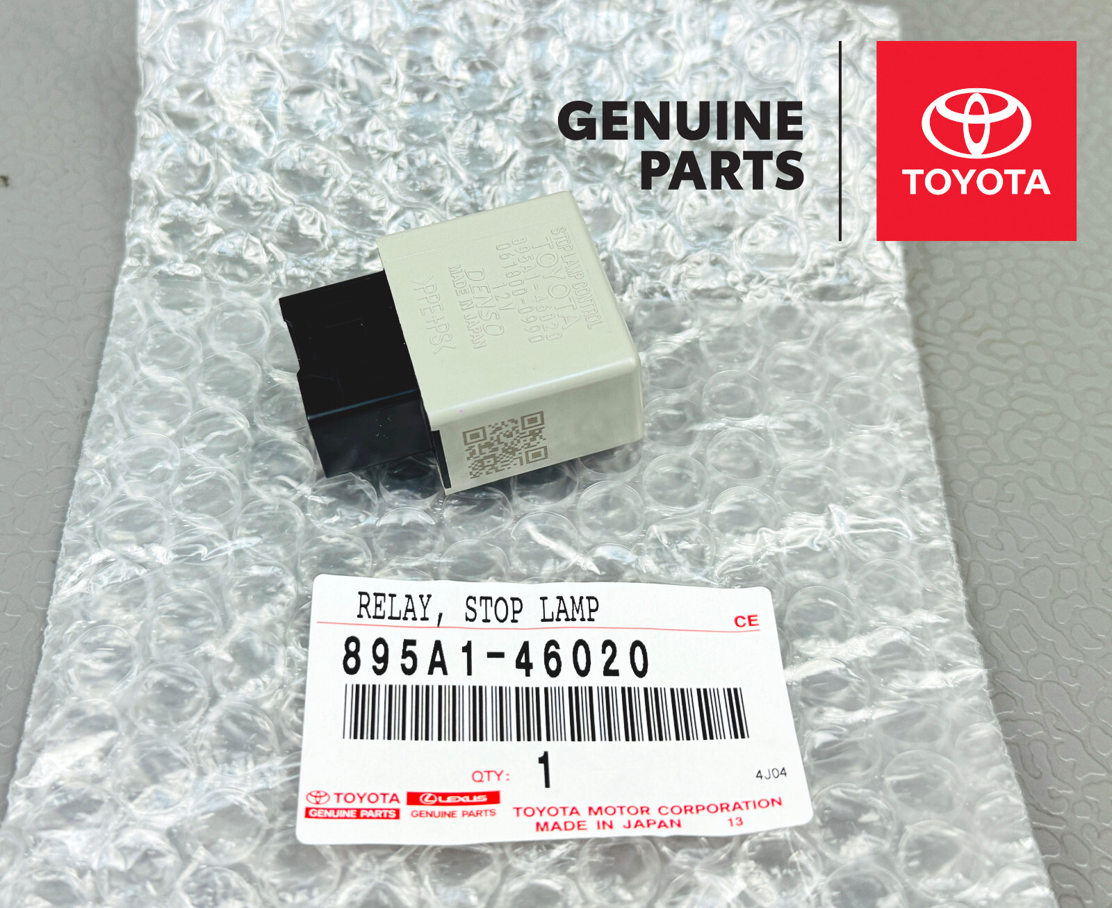 895A1-46020 GENUINE LEXUS 2010-2014 GX460 RELAY, STOP LAMP 895A146020 NEW OEM