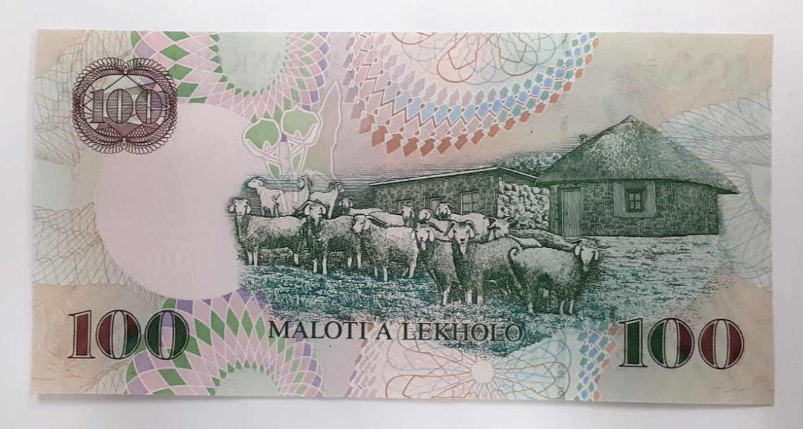 2009 Issue Lesotho 100 Maloti Banknote Pick# 19e CU