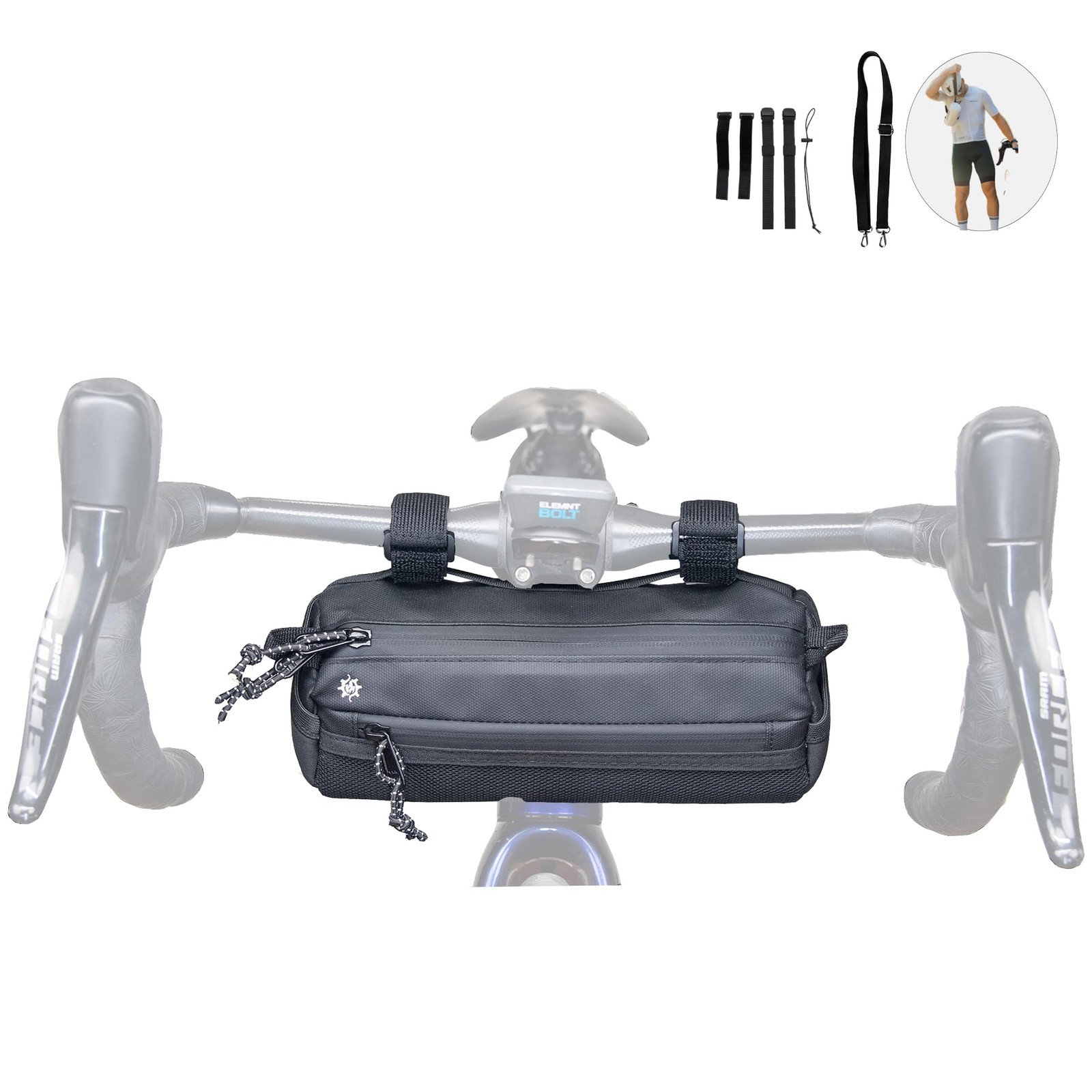Lumiere & Co. Bike Handlebar Bag - Durable, Multiple Size and Color Options -...
