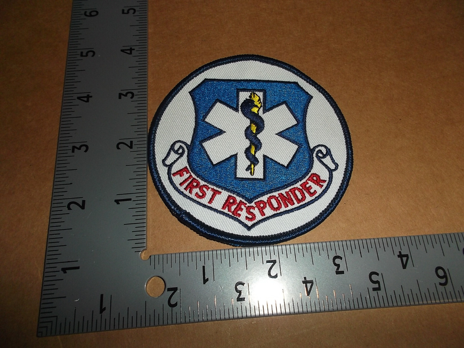 First Responder Fire EMS Patch~Michigan~MI~Brand New~EMT~Emergency Medical~Mich~