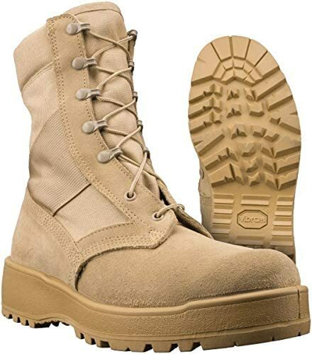 ALTAMA MENS HOT WEATHER TAN HW 3-LAYER CAGE/PRIME MENS ARMY COMBAT BOOTS 10.5 R