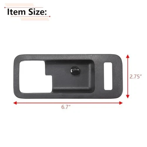 Front Left Interior Door Handle Trim Bezel Compatible with Ford Fusion 2006