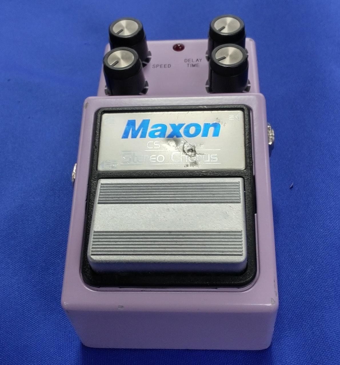 Maxon CS-9Pro Stereo Chorus Pedal Bucket Brigade Analog Speed Width Delay Blend