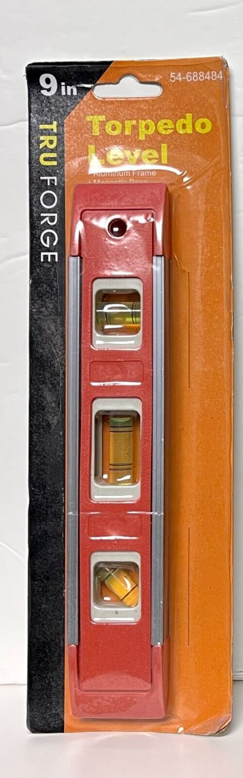 9" inch Magnetic Torpedo Carpenter LEVEL 3 Vials Vertical Horizontal 45 deg TH35
