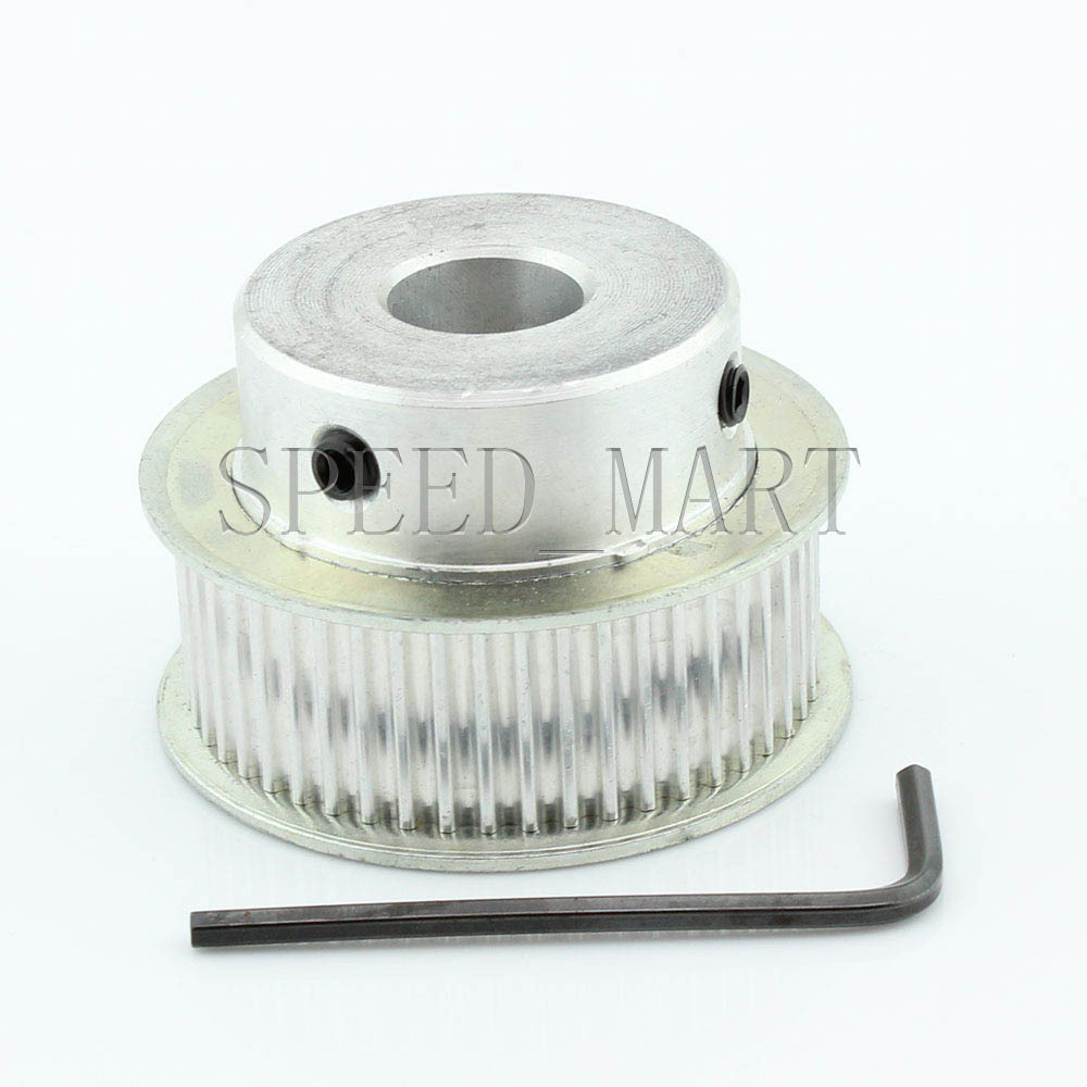 3M HTD3M Aluminum Timing Belt Pulley 50 Teeth 12mm Bore 16mm width Stepper Motor