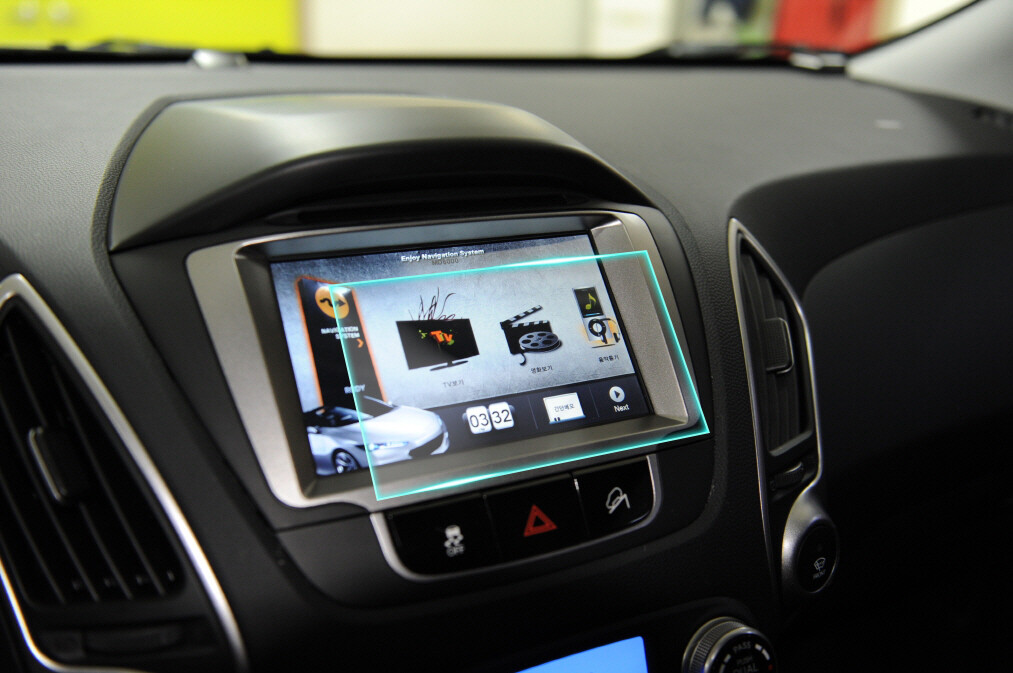 Crystal Clear Screen Protector for 2012 Hyundai Tucson Vehicle Navigation