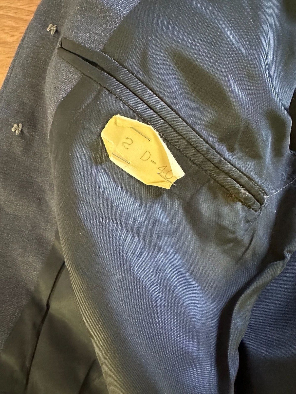 USA AIR FORCE IKE BOMBER JACKET WINTER BLUE SHADE 84 MODEL SIZE SMALL