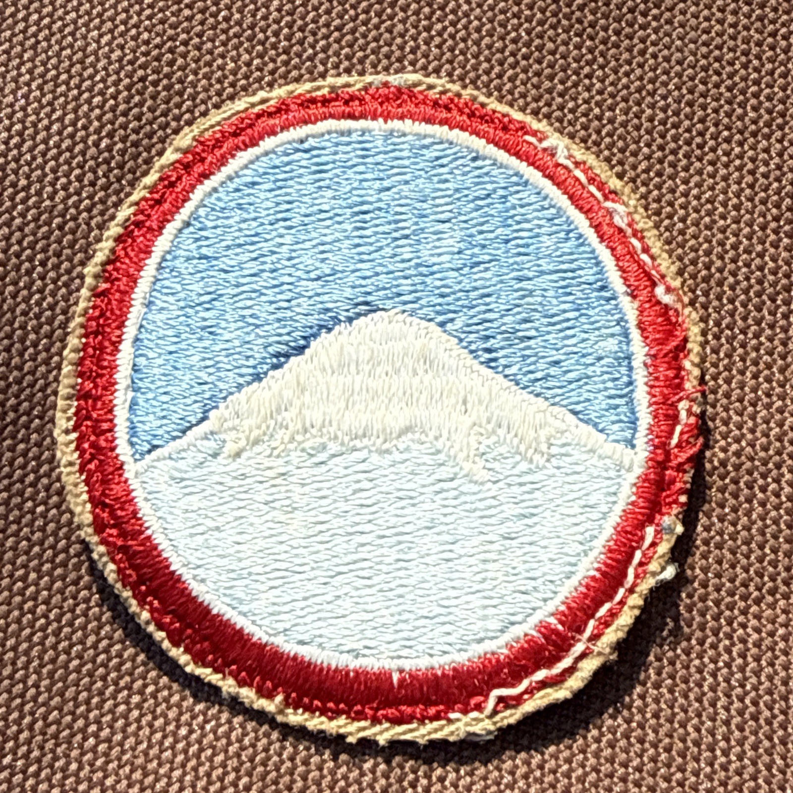 Original WWII Era U.S. Army Far East Command Cut Edge Patch NG
