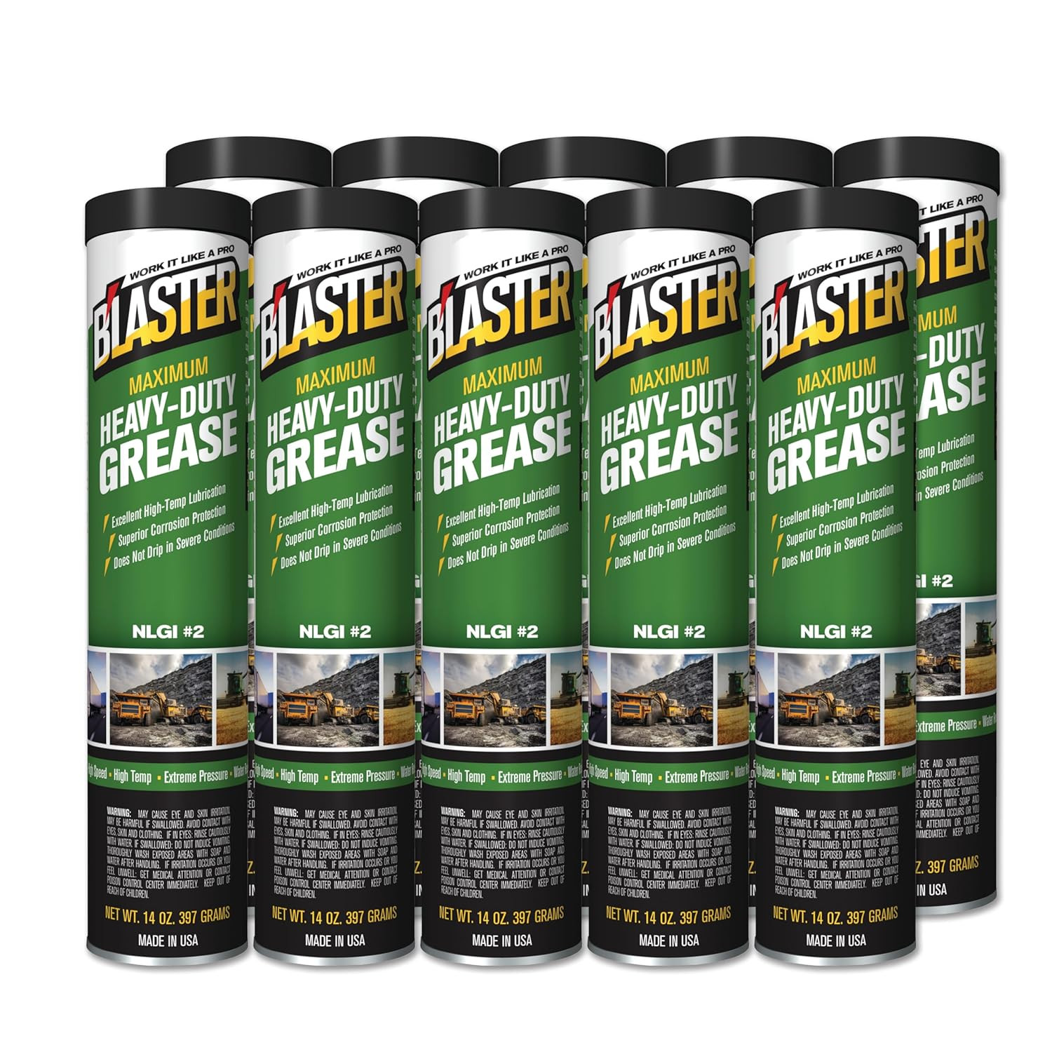 B'Laster Maximum Heavy-Duty Grease with High Temperature and Superior Material P
