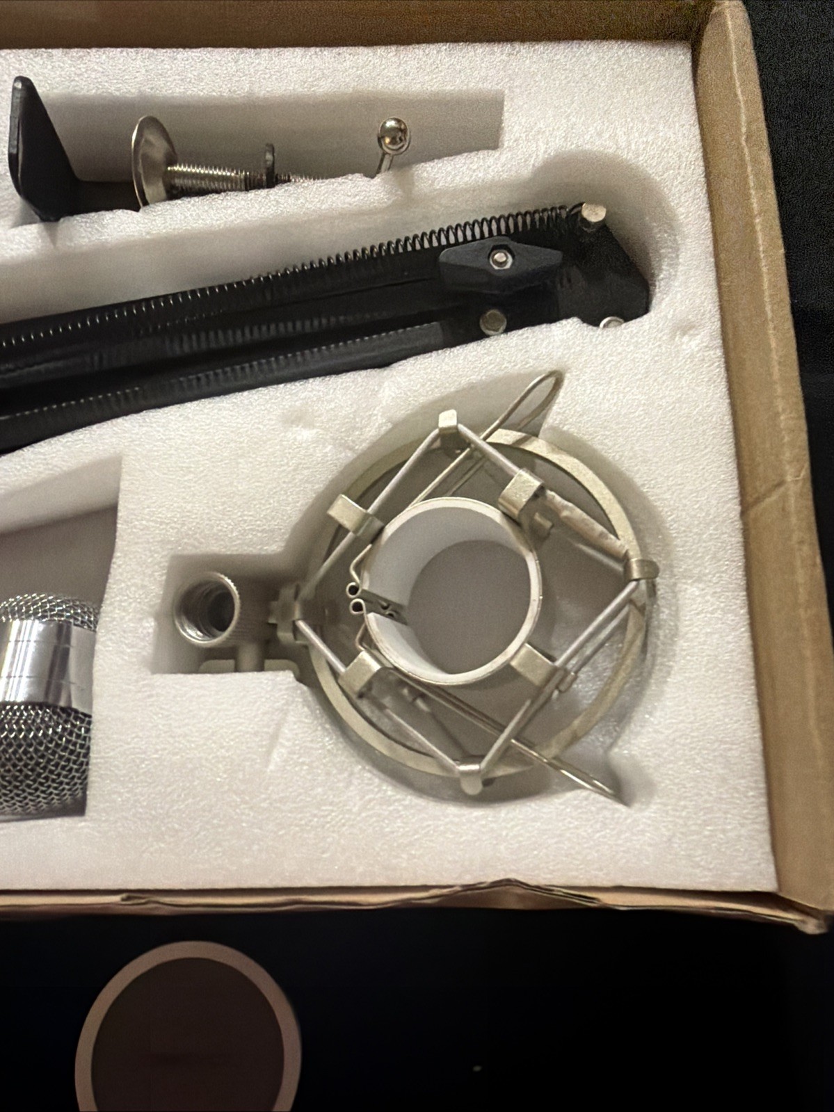 Audio Microphone Bundle BM-8000 Mic w/filters Studio Recording Open Box 🥰