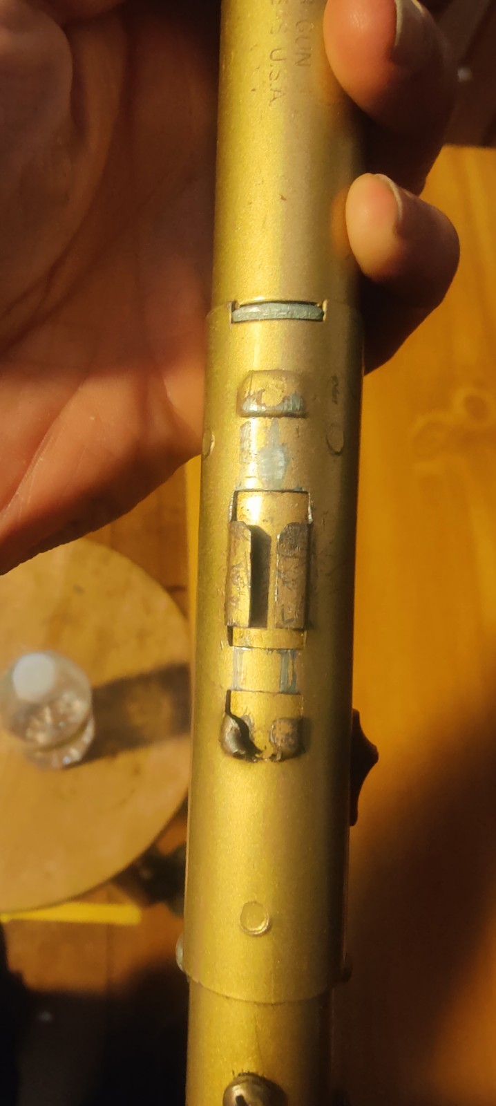 Vintage Daisy Model 104 Golden Eagle W/ two scopes