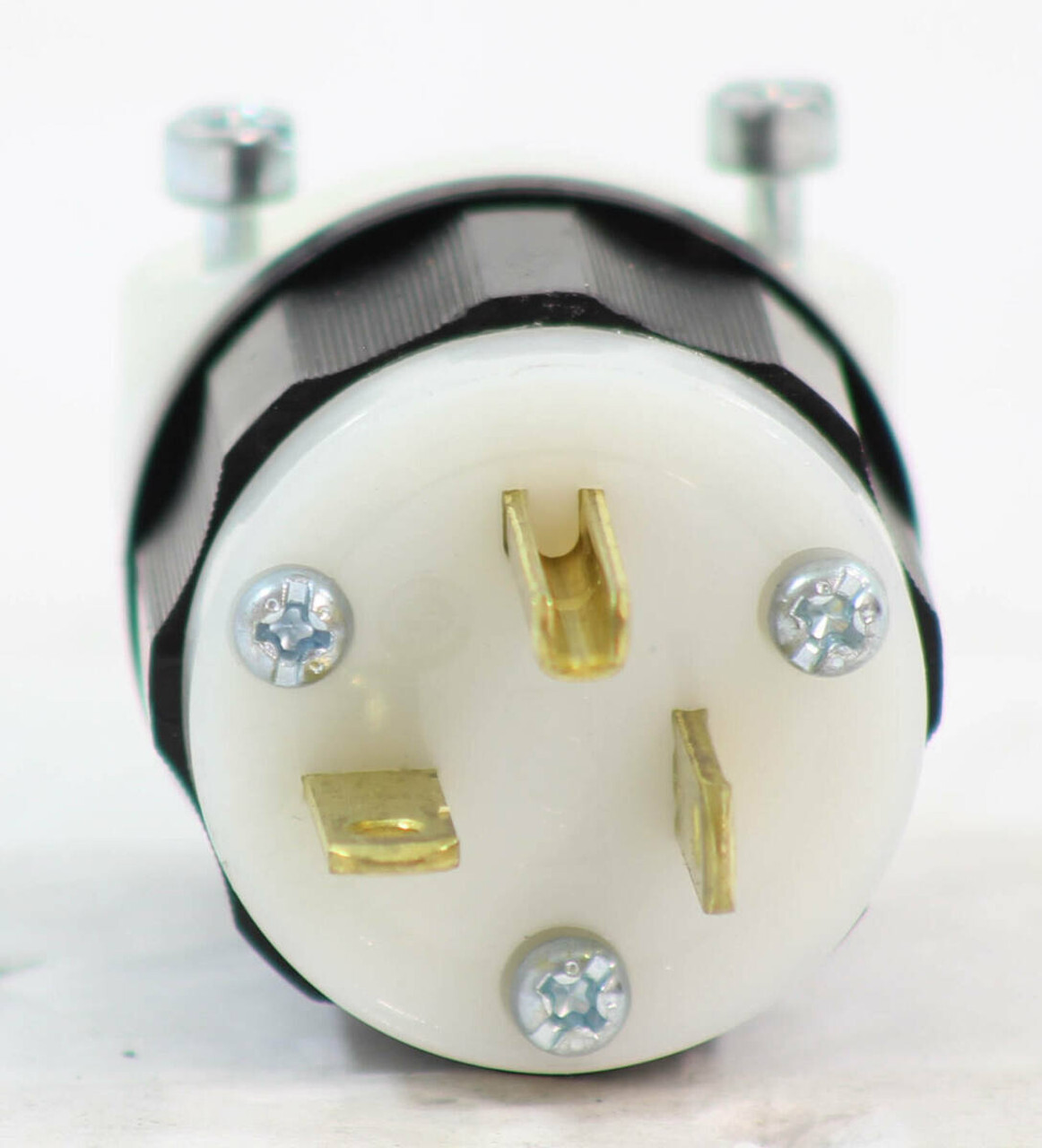 Leviton Industrial Grade Plug, 20A, NEMA 5-20P - Black/White (125V)