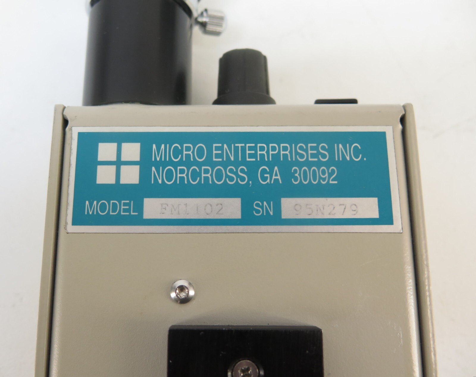 Micro Enterprises OPTISPEC FM1102 Fiber Microscope Unit