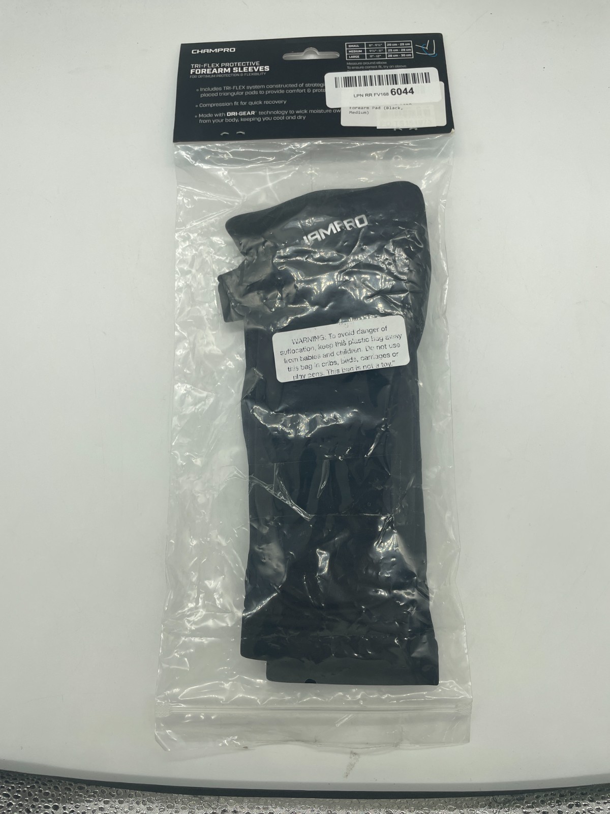 Champro Adult Tri-Flex Protective Forearm Sleeves Size Medium