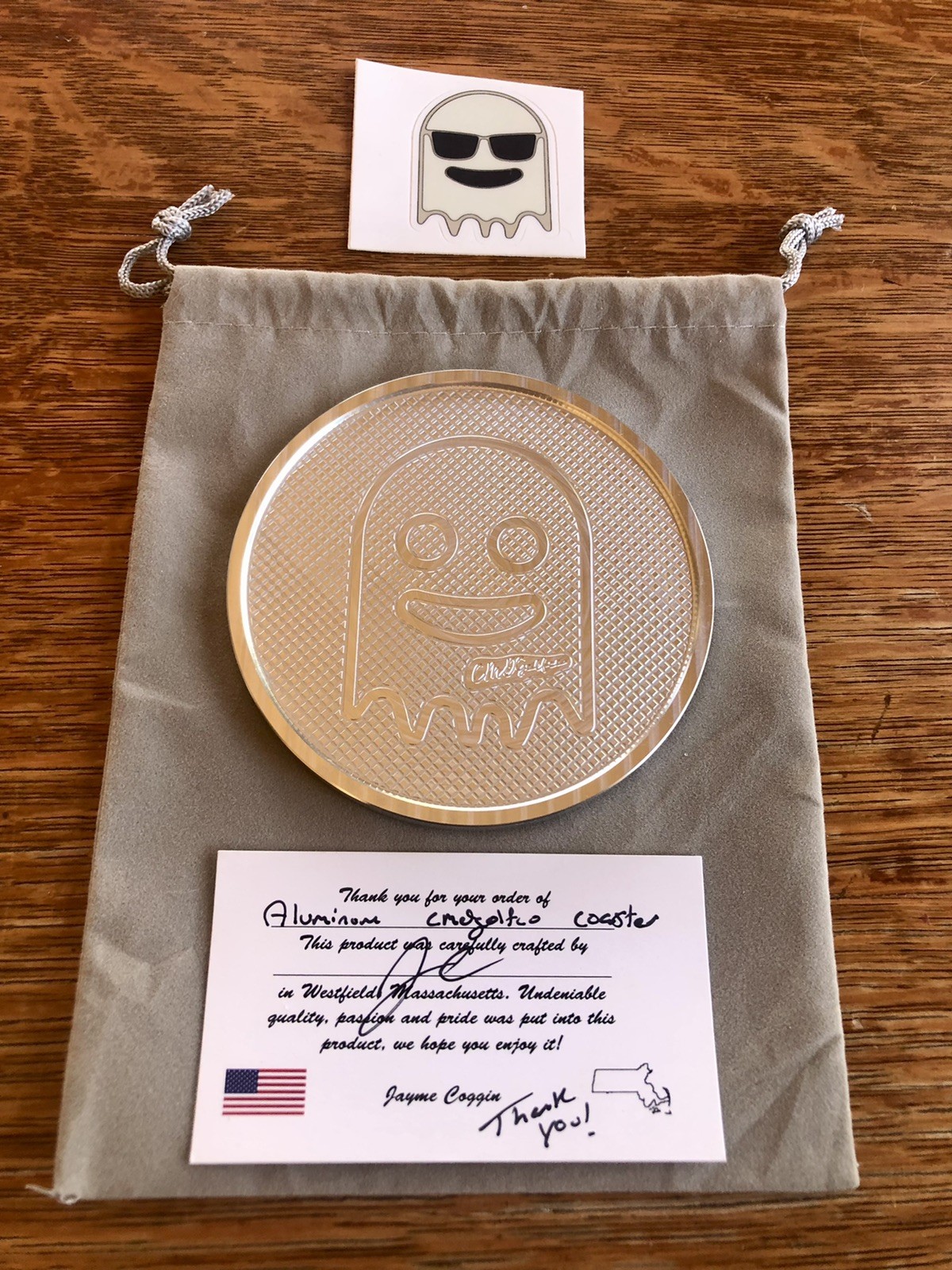 Coggin Golf Drink Coaster Brand New w/ Authentication CMD Golf 2 of 3