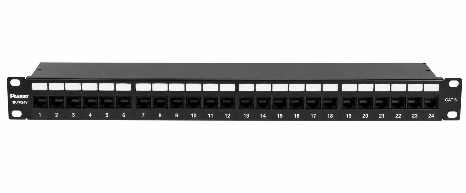 Lot of 3 Panduit Netkey Nkfp24y Modular Patch Panel - 24 (NEW)