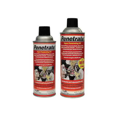 Nu-Calgon 61107 Penetrating Lubricant, 12 Oz, Aerosol Spray Can, Petroleum