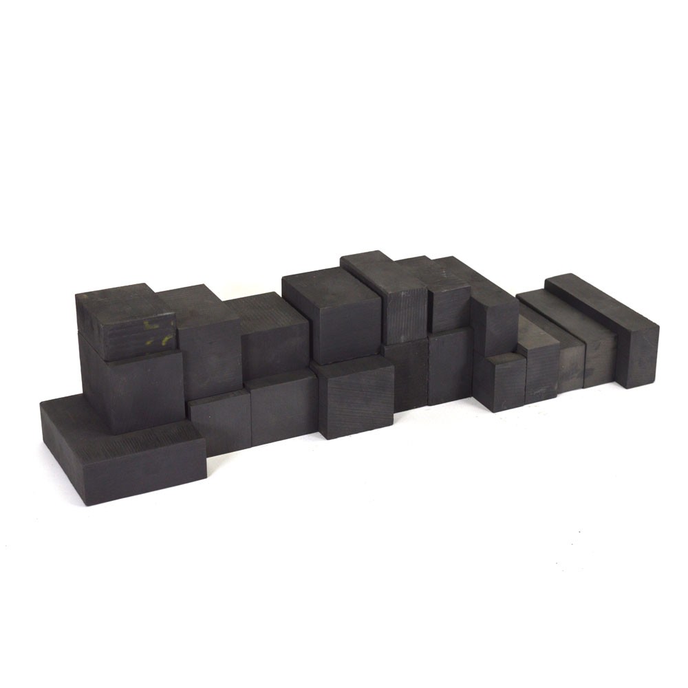 (Lot of 19) Poco Varying Sized Pieces 8.00lb Semiconductor Grade Graphite Blank