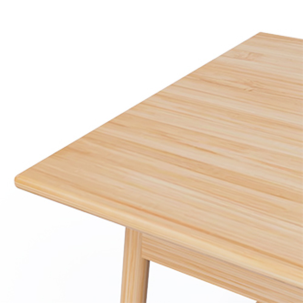 Modern Simple Work Desk Bamboo Writing Computer Desk for Gaming Desk Study Table