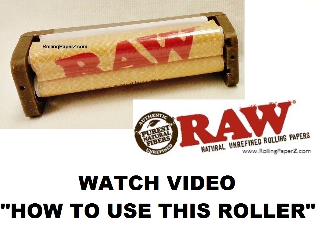 RAW HEMP PLASTIC 79mm Cigarette Rolling Machine New also with Spare Mat Included