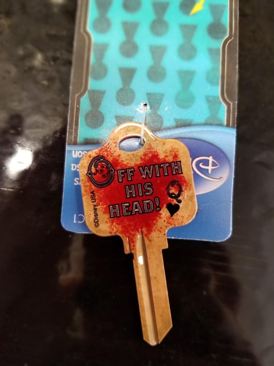 DISNEY THE RED QUEEN SCHLAGE SC1 KEYBLANK - READ DETAILS BELOW