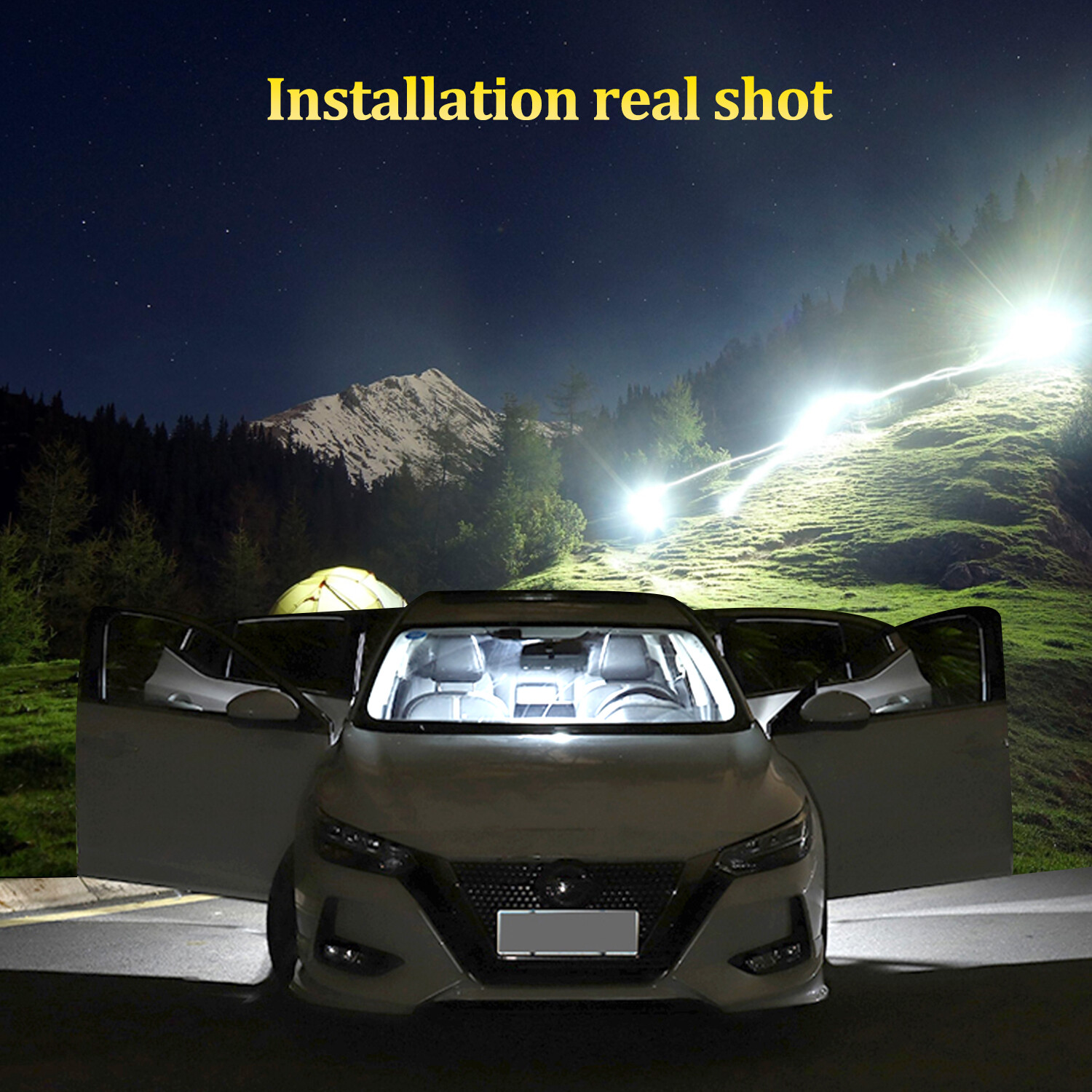 18 Bulbs White Lights Interior LED Package Kit for Toyota 4Runner 2010-2021