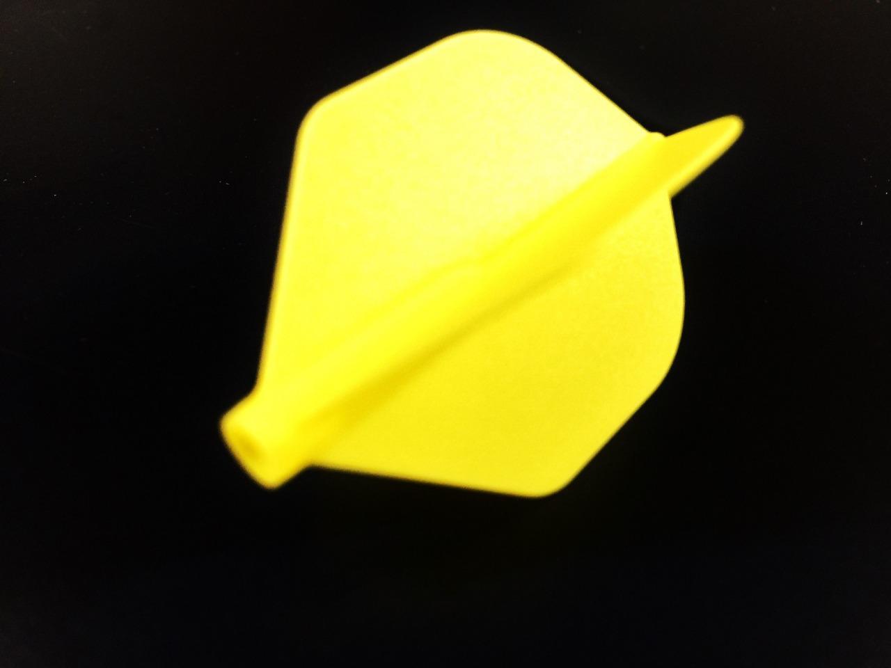 COSMO DARTS FIT FLIGHT 2 SETS (6 FLIGHTS TOTAL) ROCKET YELLOW