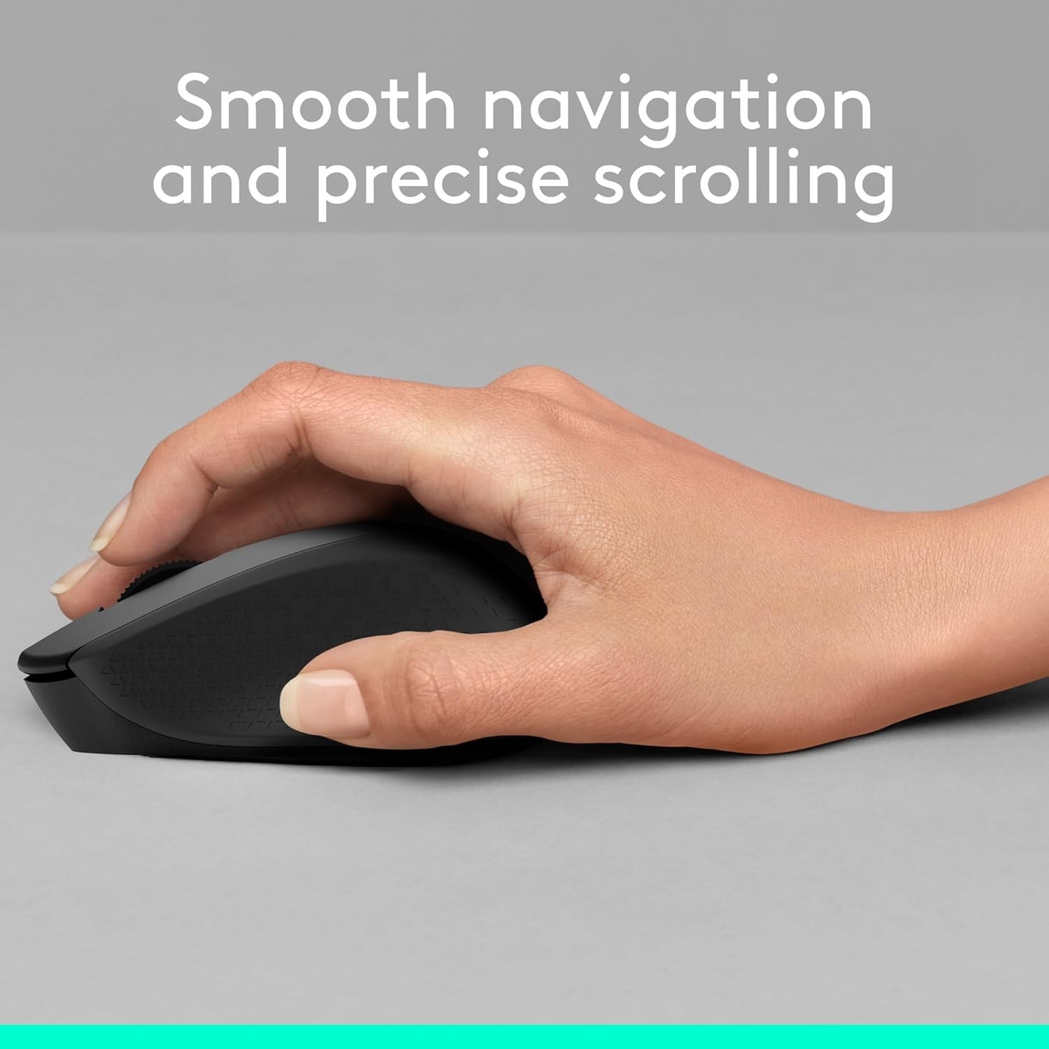 M330 Silent Wireless Mouse, 2.4GHz with USB Receiver, Optical Tracking, Quiet...