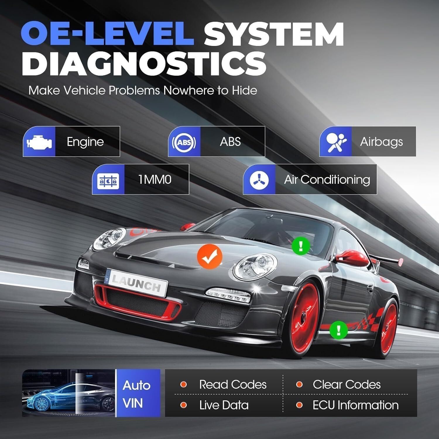 LAUNCH X431 CRP919X Bidirectional OBD2 Scanner Full System Diagnostic Key Coding