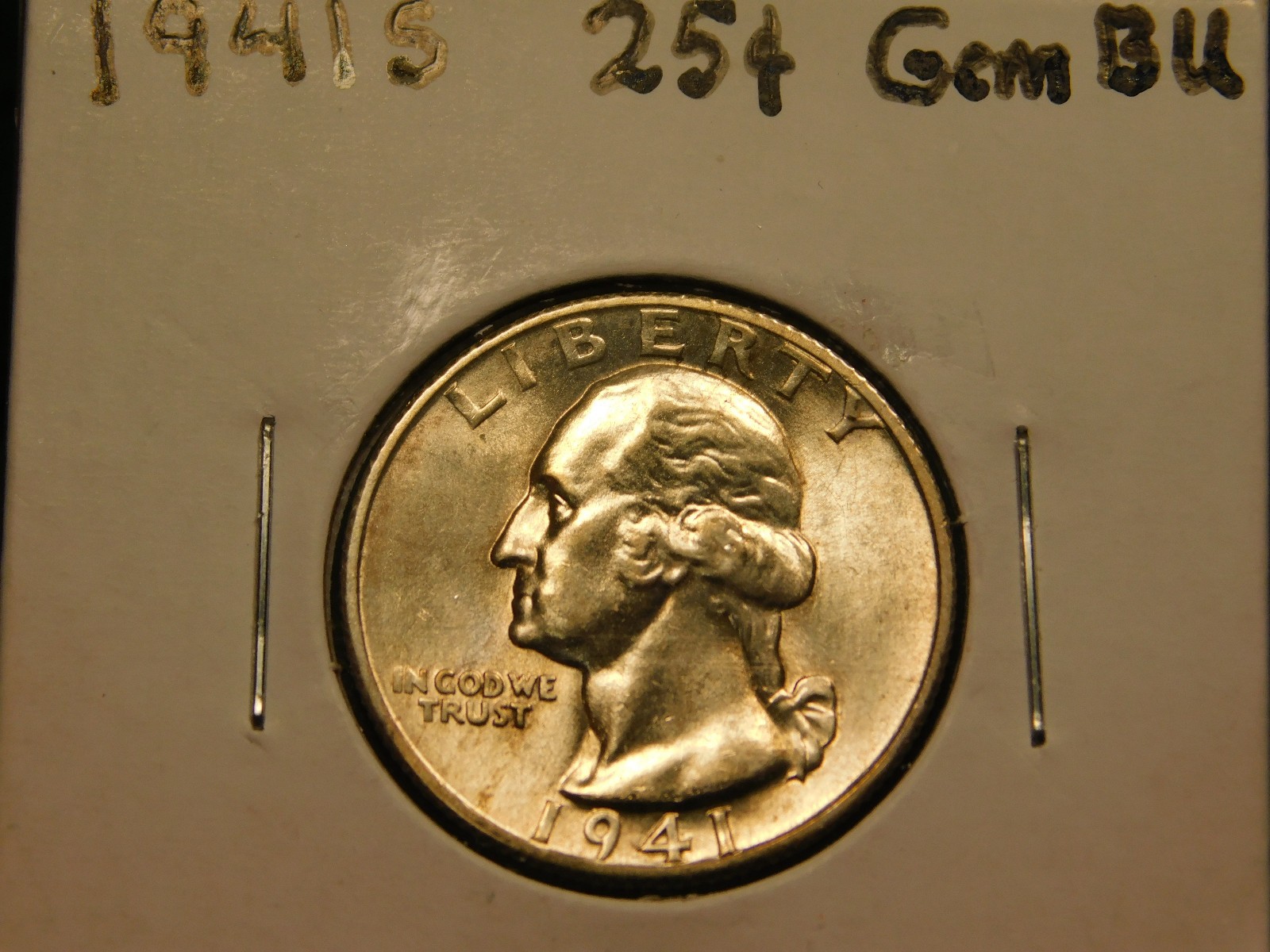 1941 S   Washington Quarter Item # 5125