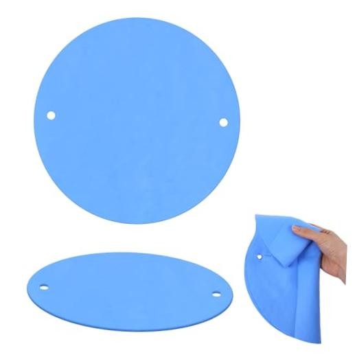 2Pcs 12" BatMate for Ceramics & Pottery - Anti-Slip Wheel Bat - Blue