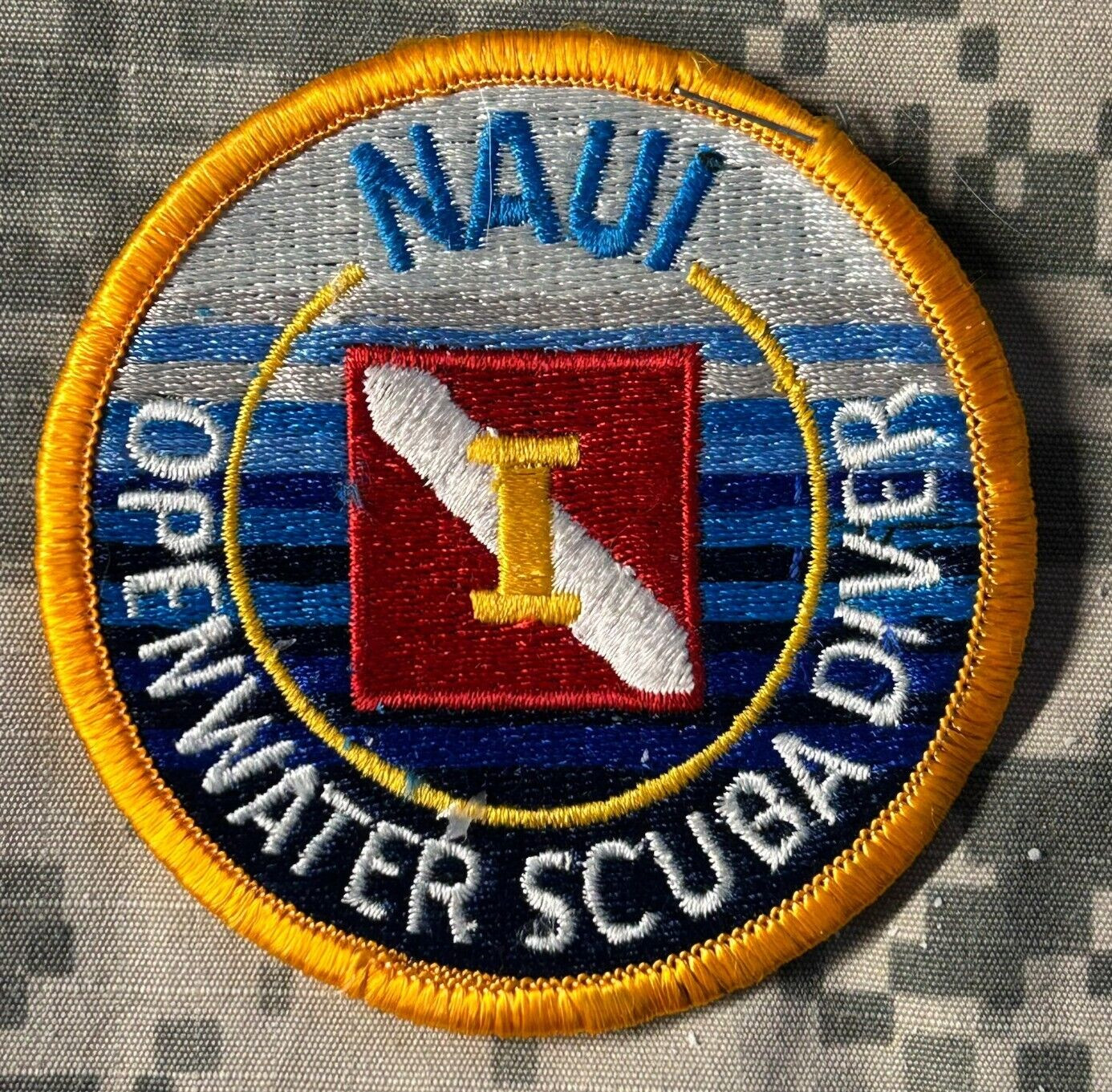 Patch NEW Naui Open Water Scuba Diver Shoulder Jacket Authentic