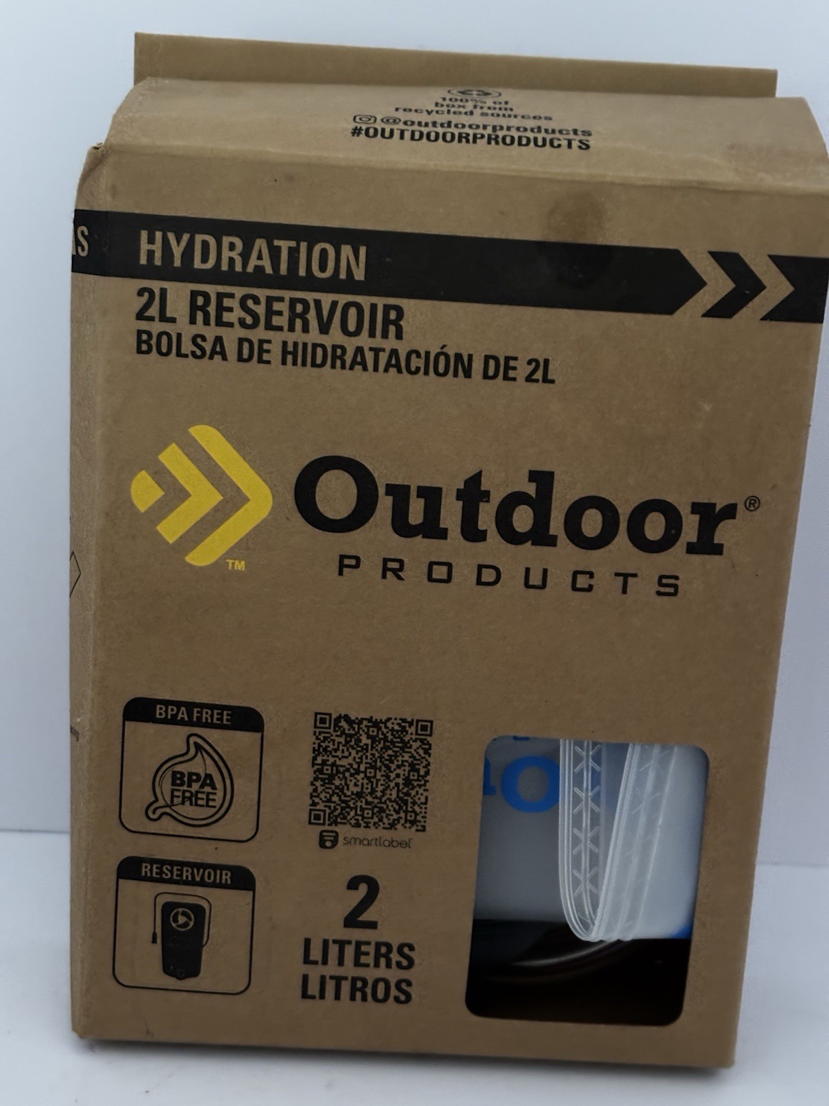 Outdoor Products HYDRATION RESERVOIR 2.0 LITER Camping Hiking Sports New Open Bx