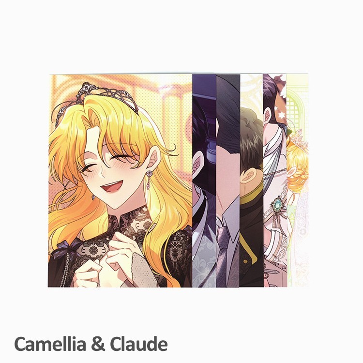 Webtoon MD [ Finding Camellia 참아주세요, 대공 ] Postcard Set 엽서 세트 (SOONE239)