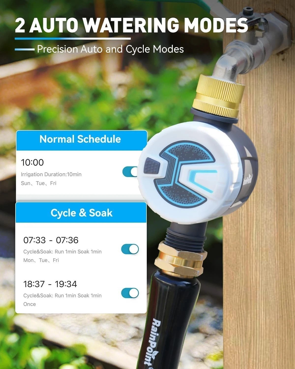Smart WiFi Water Timer for Garden Hose