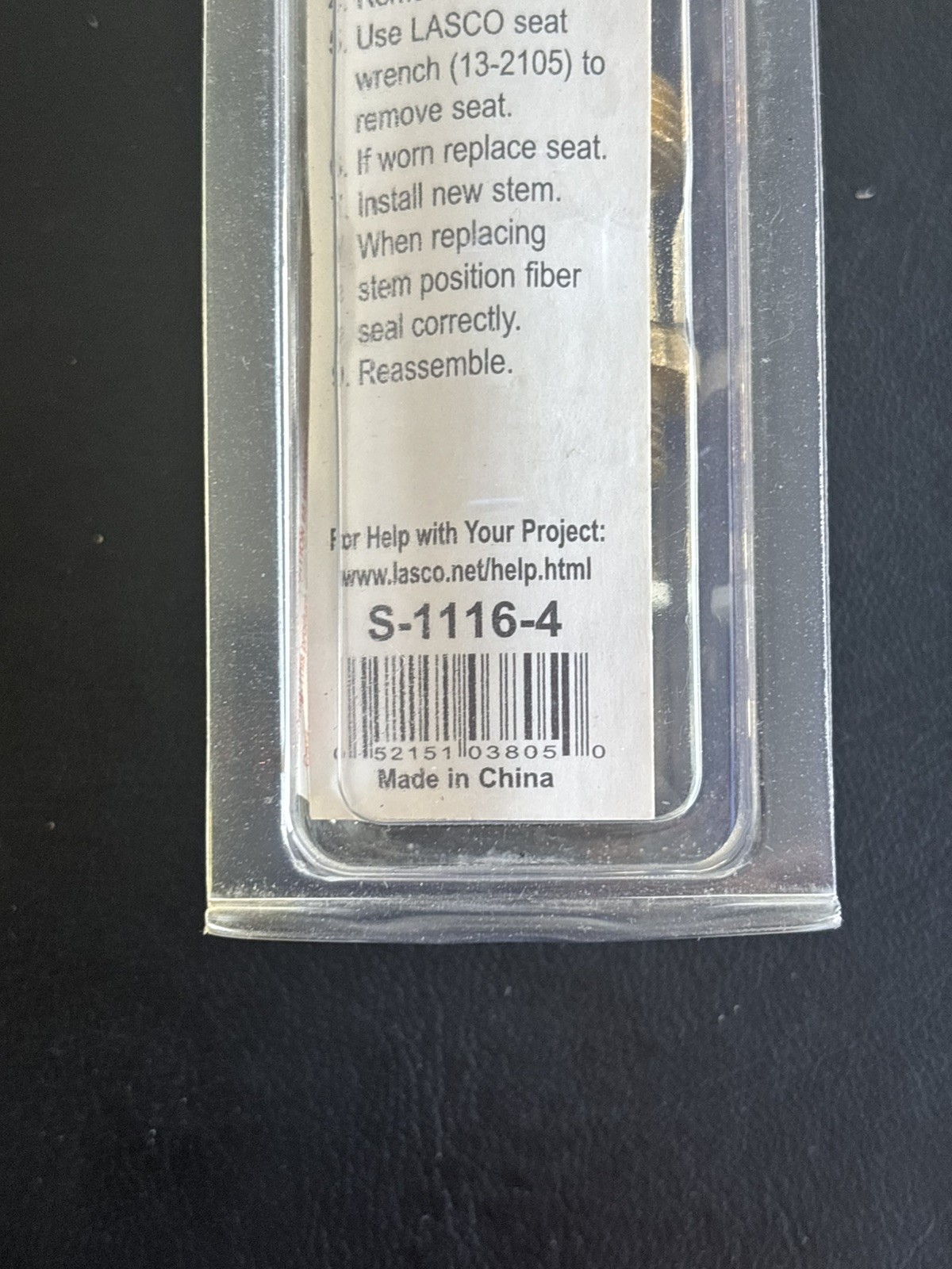 Shower Diverter Stem, New Style - S-1116-4