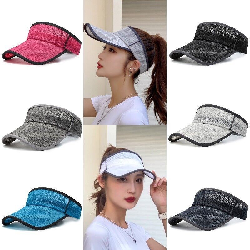 Sun Visor Adjustable Sports Tennis Golf Headband Cap Men Women Travel Hat