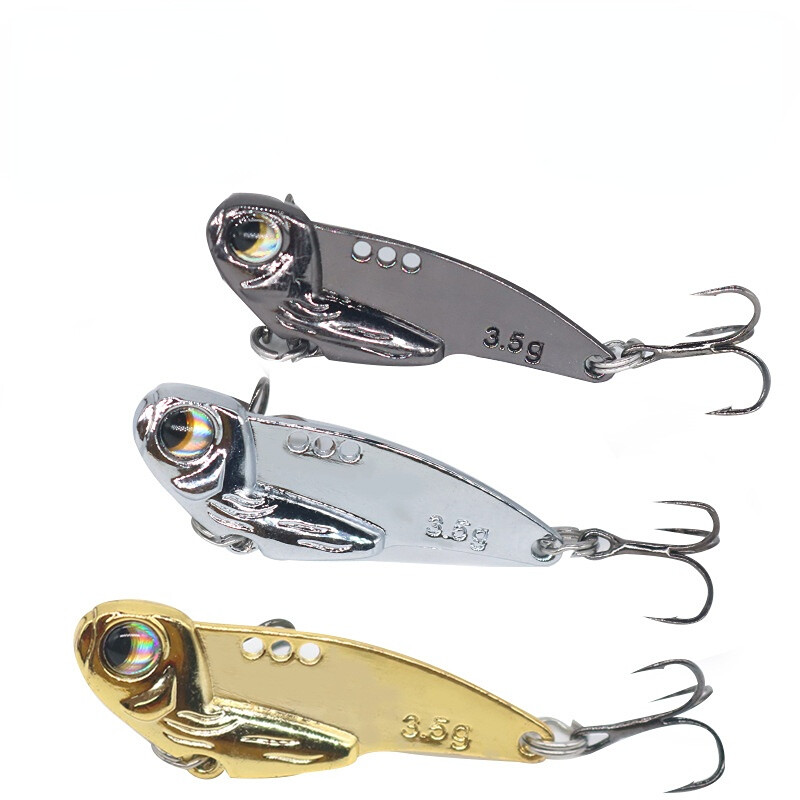 6 Pack Blade Metal VIB Fishing Lures Wobbler Vibration Bass Trout Baits 3.5-18G