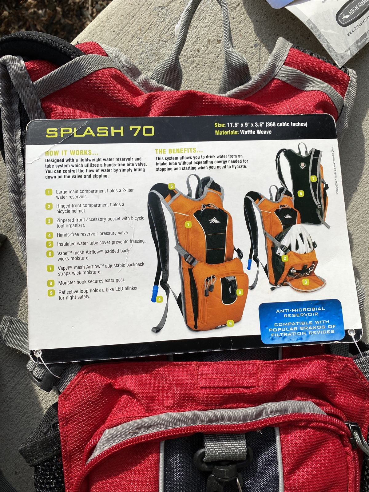 High sierra 2 L hydration pack