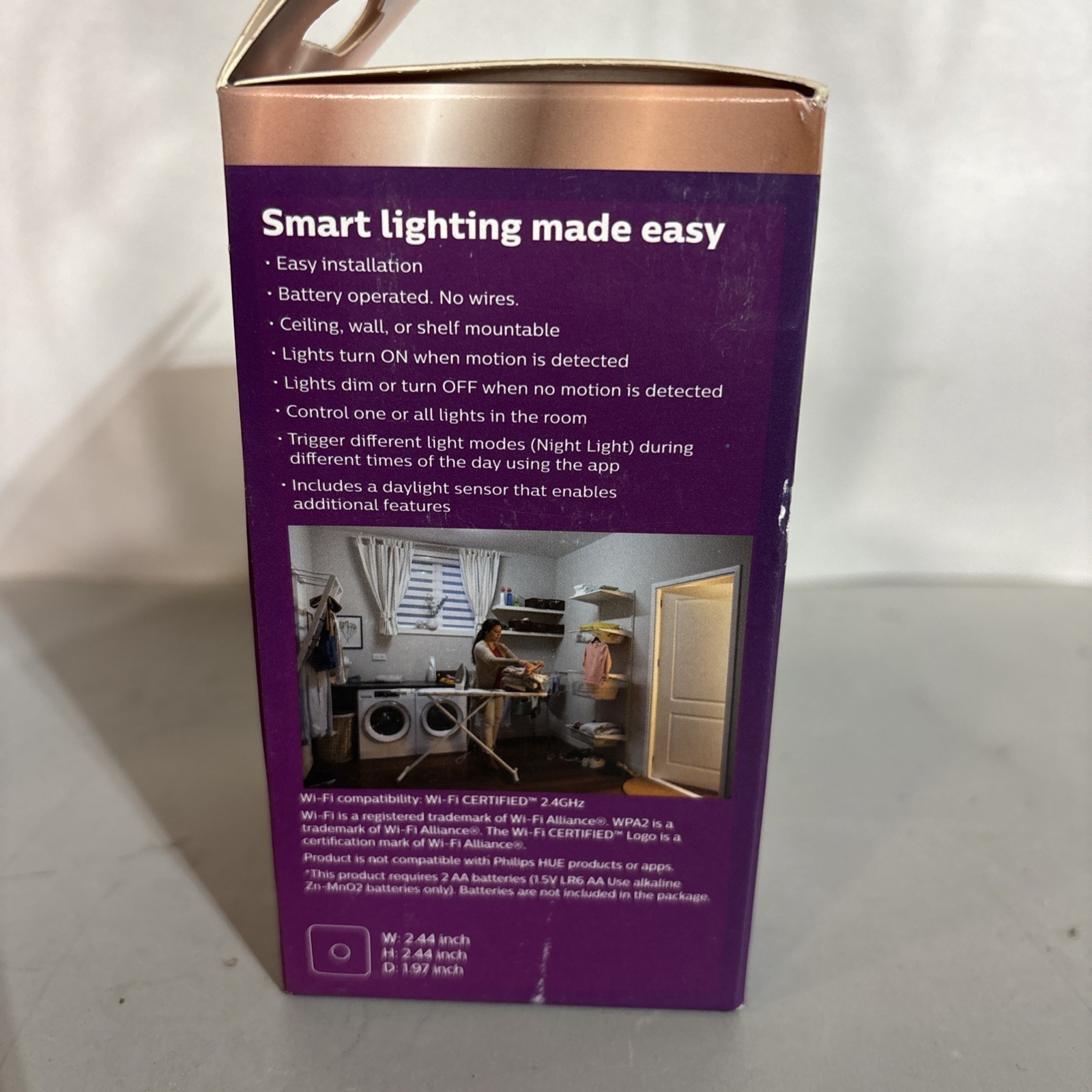 Philips Wireless Control Smart Wi-Fi Home Plug Adapter for Wiz Bulbs 1150