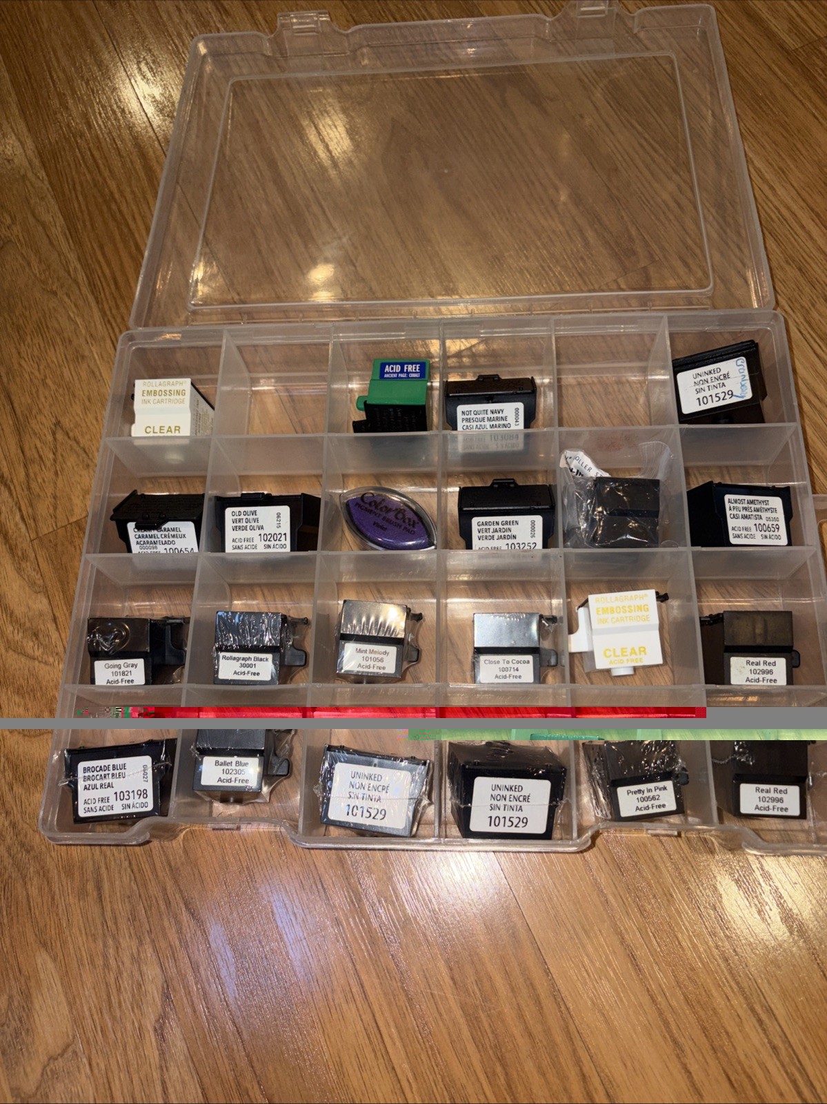 NEW Stampin-Up Rollagraph 1"  Ink Cartridges - 10 New, 11 Used