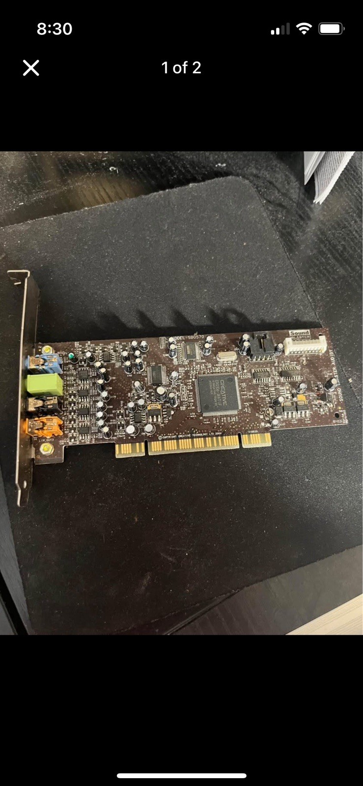 Creative Labs Sound Blaster Audigy SE PCI Sound Card, model number SB0570.