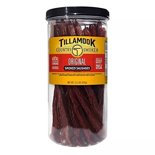 Tillamook Country Smoker Real Hardwood Smoked Sausages, Original Beef, 15.2 Ounc