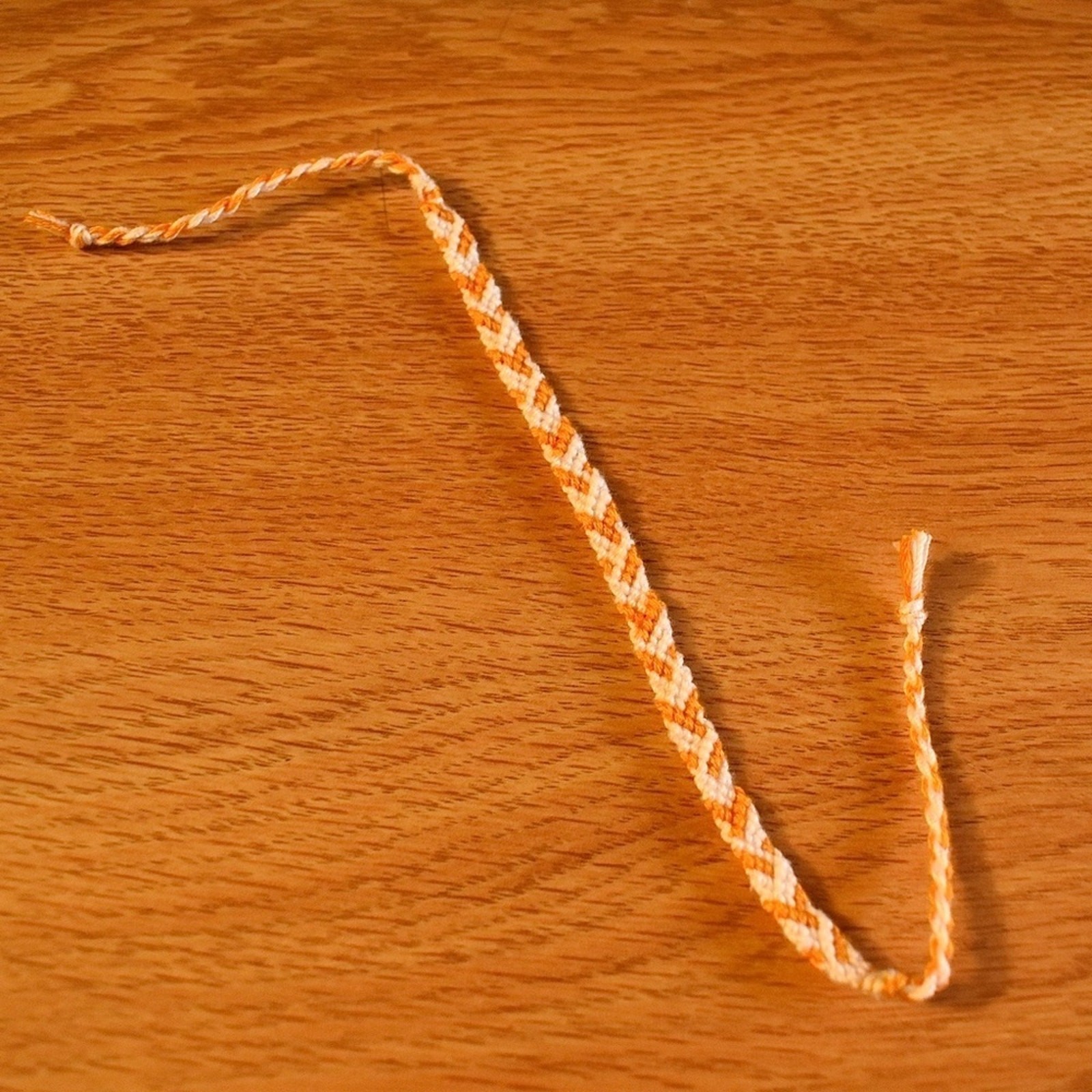 Peach Woven Bracelet