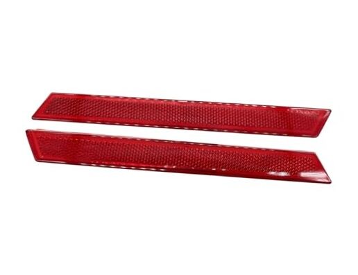 Pair Rear Bumper Reflector For Cadillac XTS 2013-2017 Red Lens Bumper Lower