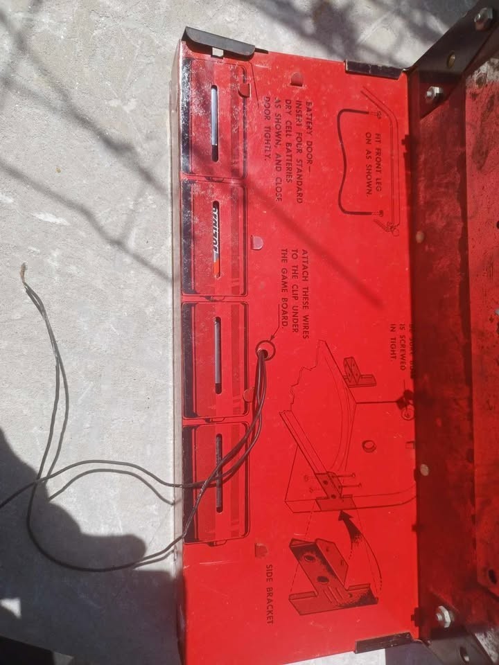 Vintage Marx Deluxe Midway Pinball Machine